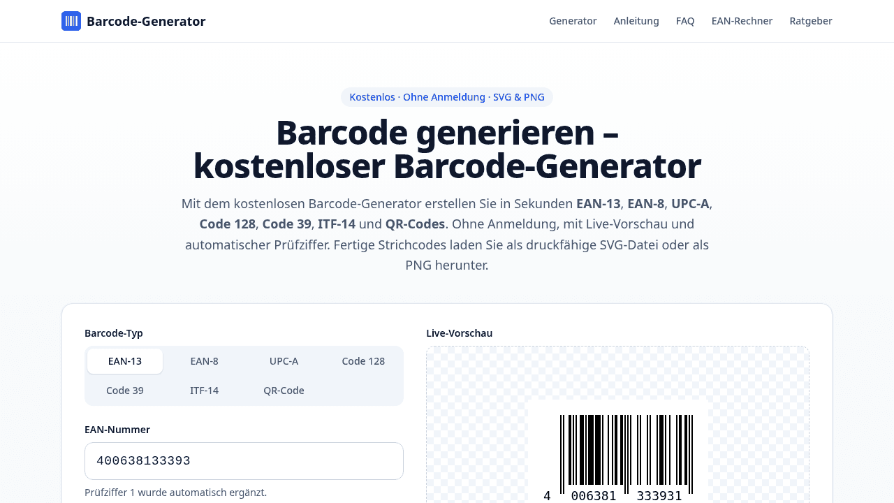 Image de couverture barcode-generieren.de