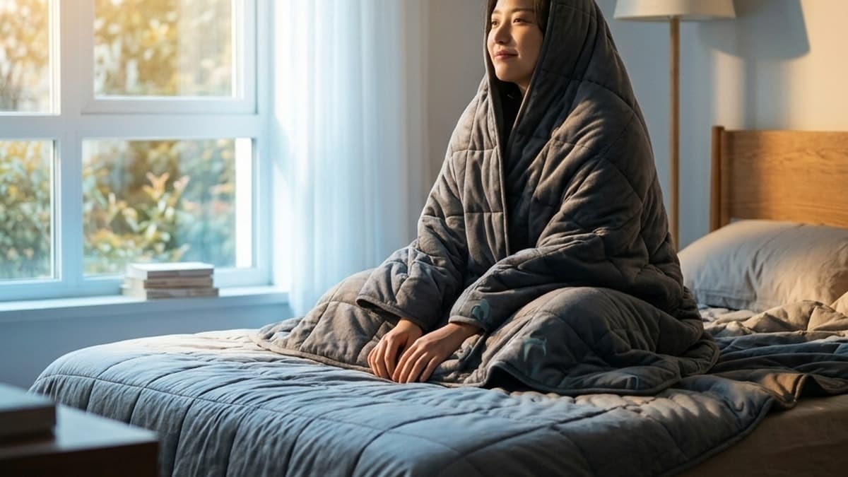 NightFury — Cooling Weighted Blanket for Humid Nights Titelbild