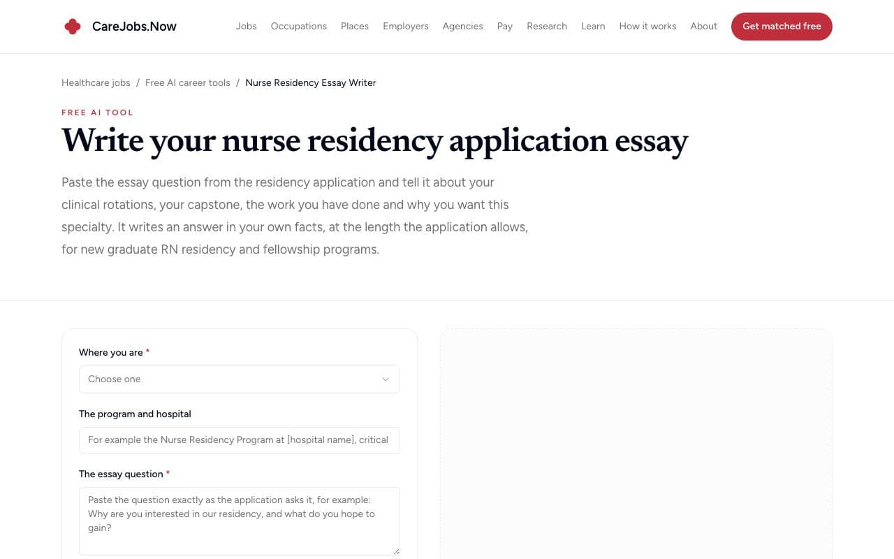 Nurse Residency Essay Writer Titelbild